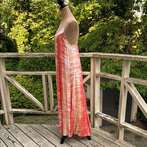 Ava Sky Orange Sorbet Blended Maxi Dress Size XS - Picture 7 of 12